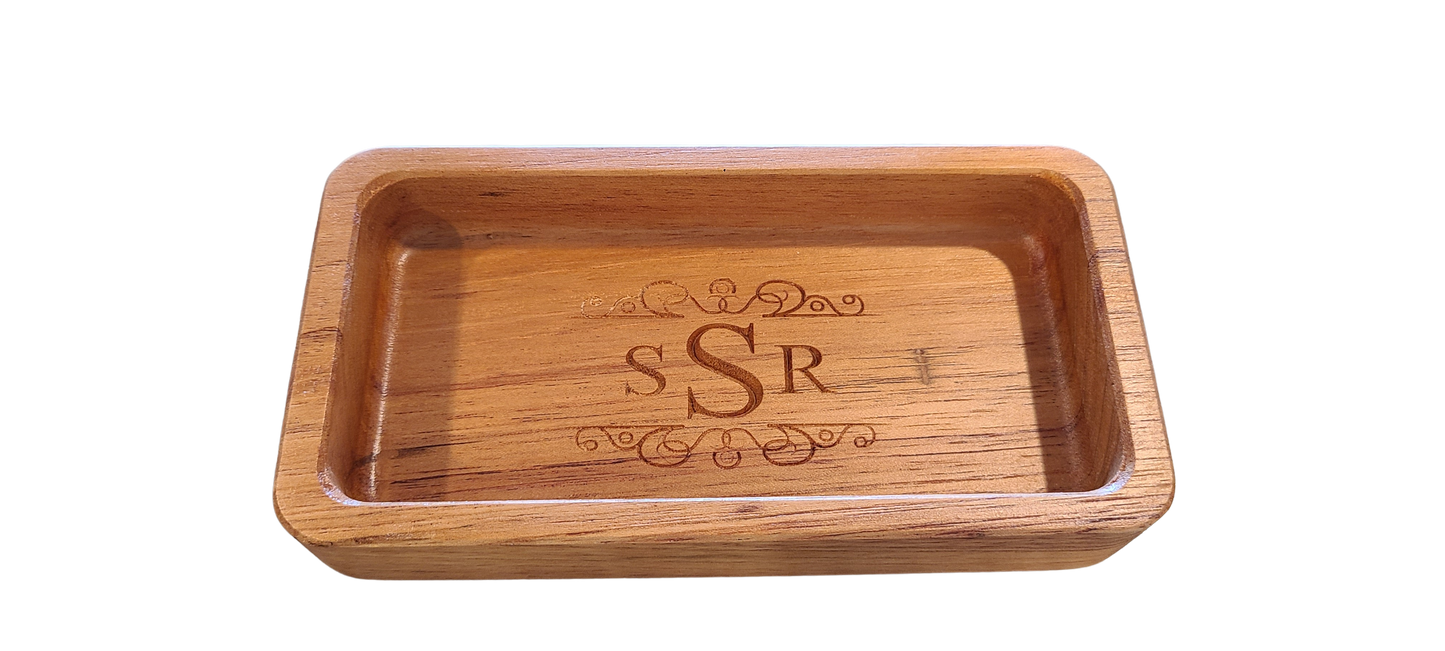 Monogrammed Catch All Tray