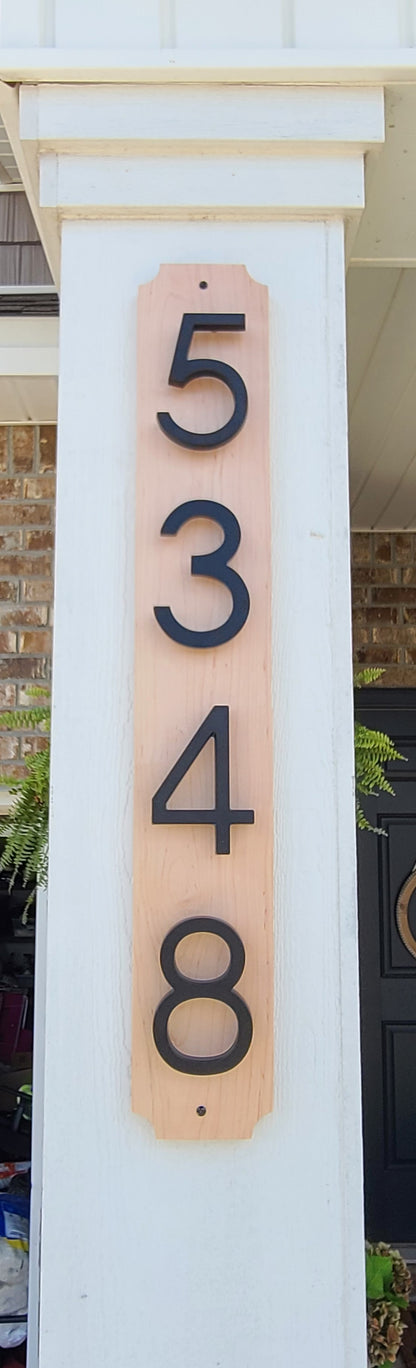 House Number Sign