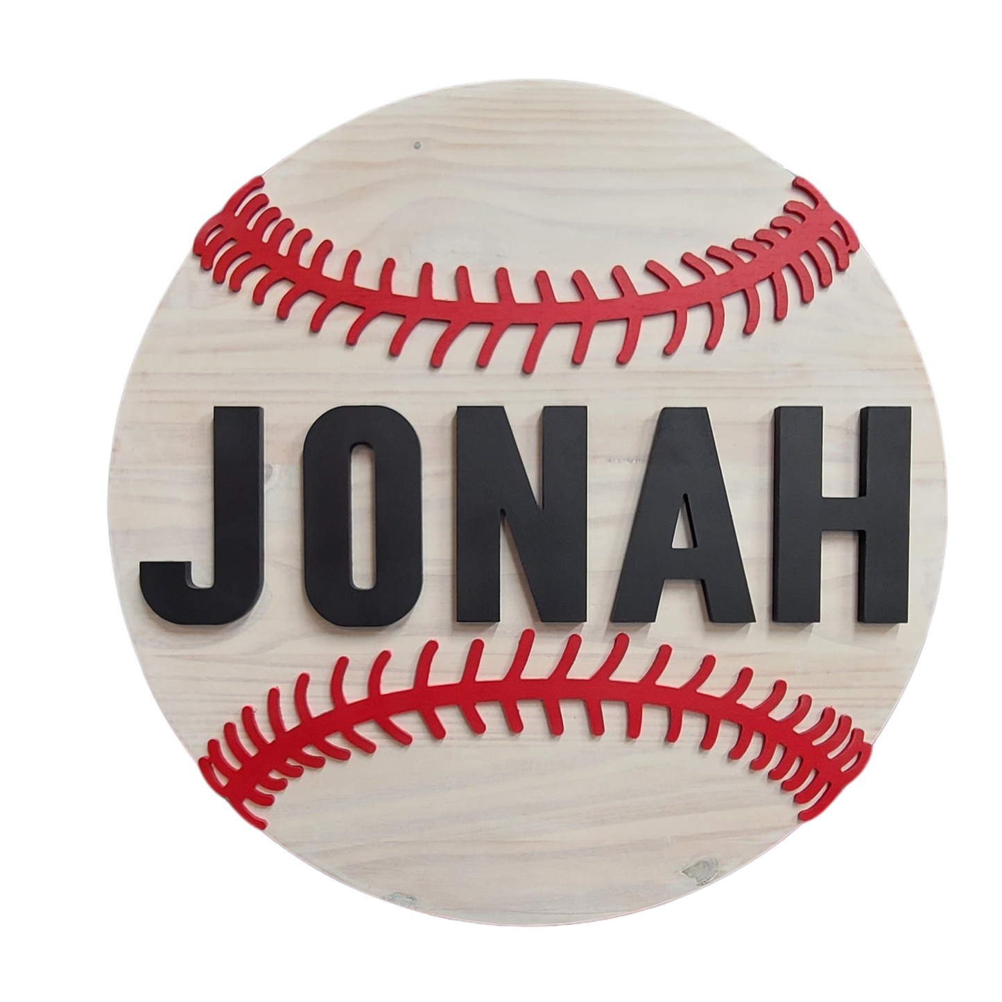 Baseball Name Sign